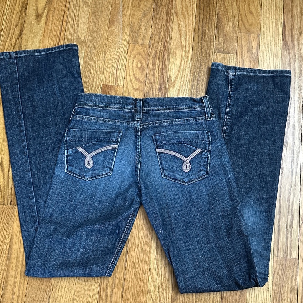 James Jeans, US.  Dark Blue Straight Leg Jeans